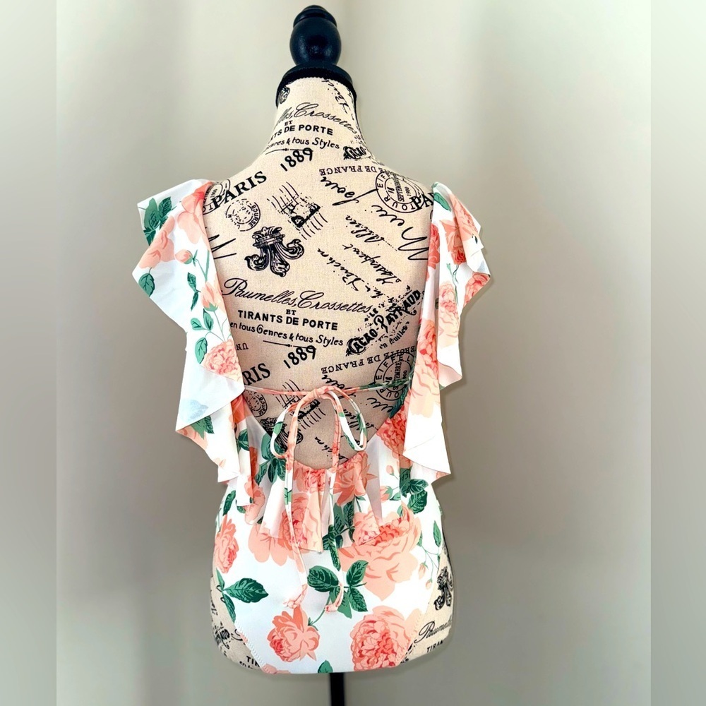 Show Me Your Mumu Mermaid One Piece Floral Swimsuit, Small - Picture 3 of 4